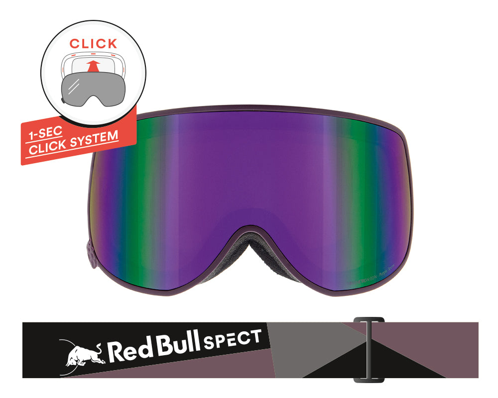 ski Ski with Eyewear - MAGNETRON interchangeable Red lens EON | Bull goggles - SPECT goggles