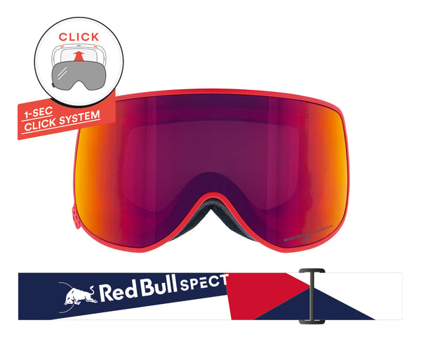 Masque de cross Red Bull SPECT - RED Flash - GTINO