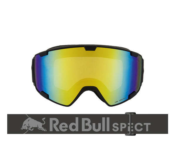 Masque de Ski Red Bull Spect Magnetron Slick Matt Black Red Orange Red  Mirror